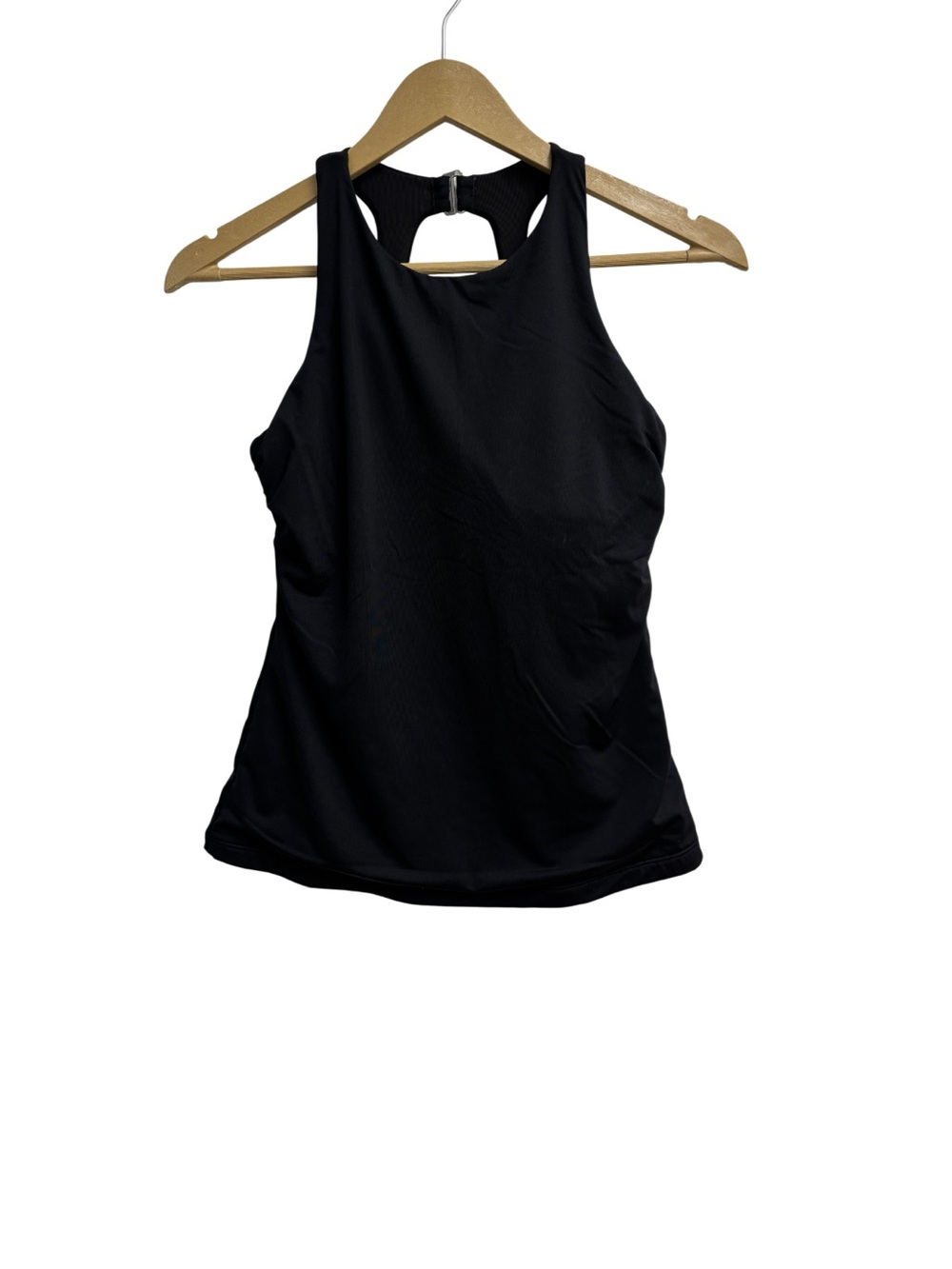 Athleta | Maldives High Neck Underwire Tankini Top Black | 32B/C | Swimwear - Picture 3 of 7